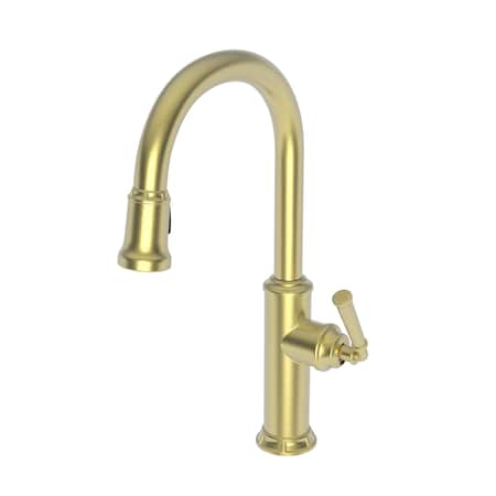 Newport Brass Pull-Down Kitchen Faucet in Satin Brass (Pvd) 3210-5103-04